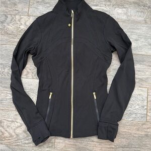 Define Full Length Black with Gold Zipper